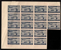 JNF 1950 "Aliyah" Issues â€“ Imperforate Sheets Lot of three ...