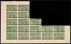 JNF 1950 "Aliyah" Issues â€“ Imperforate Sheets Lot of three ...