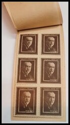 JNF 1933 Leo Motzkin Memorial Booklet. Complete booklet of 5 panes ...