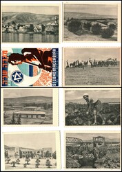 Folder of Postcards in Honor of the Second Maccabiah, 1935 + Postcard ...