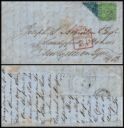 1857 Nova Scotia â€œHouse Coverâ€ to England, Bearing 3d ...