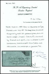 1857 Nova Scotia â€œHouse Coverâ€ to England, Bearing 3d ...