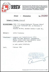 Switzerland, Canton Geneva, 1846 5c Black/Yellow-Green "Grosser ...