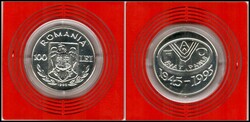 Romania 1995, 100 Lei Sterling Silver CoinÂASW ÂSeries: F.A.O. 50 ...
