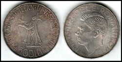 1941 Silver 500 Lei 36mm (24.81 grams) 0.835 Silver (0.6711 oz. ASW) ...