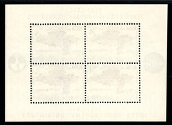 1957, Blockausgabe zur Südpolarexpedition, einwandfrei postfrisch