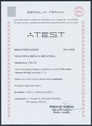 Mi 170-1721945, kroatische Sturmdivision, kompletter Satz 50 K.+50 K. ...