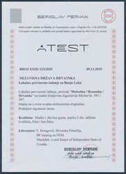 Banja Luka, Mi 1-21941, Lokalausgabe Banja Luka: 1 Din grün ...