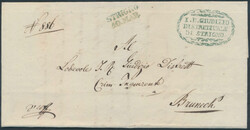 Strigno  1844, "STRIGNO / 10. MAR." (Zoppelli 79a, 40 P.) auf ...