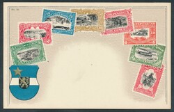 AK Kongo  Ansichtskarte Kongo, Briefmarken, ungelaufen