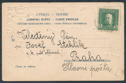 AK Serbien  Ansichtskarte Serbien, Briefmarken, gelaufen