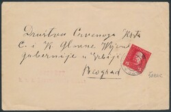 Sabac  1917, "K.u.K.ETAPPENPOSTAMT SABAC/a/I.IX.17" auf Brief mit 15 ...