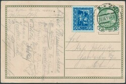 Austria mit Fahne  Austria mit Fahne und Schwert, Heil! Gelaufen 1911 ...