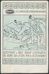 Listhuber  K.K. Landschützenregiment Bozen Nr. II, Oblt. Adolf ...