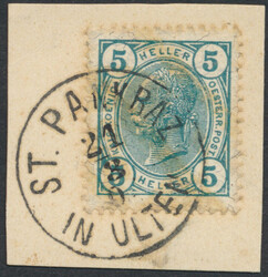 Sandhof"SANDHOF-PASSEIER FESTPLATZ 21/9/99" (Klein 6310a, 120 P.) auf ...