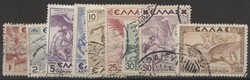 Mi 374-3821935, Flugpost: kpl. Satz gestempelt. Michel 374-382