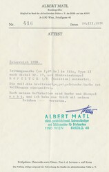 Zeitungsmarke, lila  (1,05 Kr.) lila, Type II mit EK-Stempel ...