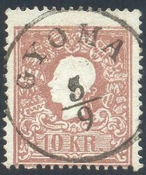 Gyoma  "GYOMA 5/9", Müller 922a (60 P.). ANK 14 I