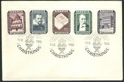 Chiristkindl 1953  20.12.1953, Auslandsbrief mit 4x ...