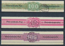 Verrechnungsmarken gestempelt 1948, Verrechnungsmarken: komplette ...
