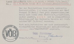 Smirne  15 Soldi braun, BZ 9 1/2, senkrechter Dreirstreifen mit 2 ...