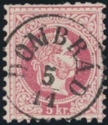 Dombrad  "DOMBRAD 5/11" (Gudlin 500 P.), Zähnung fehlerhaft. ANK 37 I