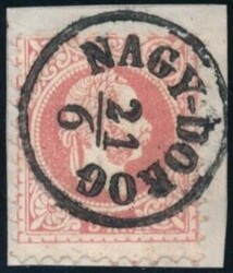 Nagy Dorog  "NAGY DOROG 21/6" (Gudlin 100 P.) auf Briefstück. ANK 37 ...