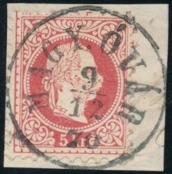 Nagy Ovar  "NAGY OVAR 9/12/70" (Gudlin 60 P.) auf Briefstück. ANK 37 ...