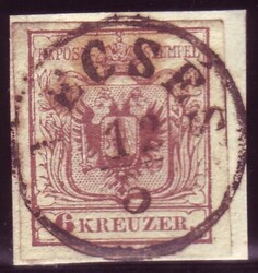 Vecses  "VECSES 12/5" auf Briefstück, Müller 3081a (200 P.!), ...