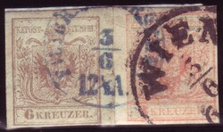 Braunhirschen  "FIL. BRAUNHIRSCHEN 3/6/12 1/2 A." in blau auf kl. ...