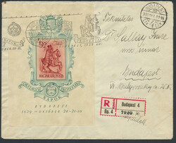 Budapest  1939, beide Bethlen-Gabor Blocks auf echt gelaufenen ...