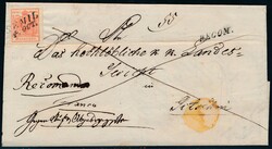 Semil1852, "SEMIL / 4. OCT." (Müller 2600a, 40 P.) auf 3 Kreuzer ...