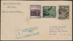 Schleuderflug  1931, Brief mit 150 Rp-Frankatur per "Deutscher ...