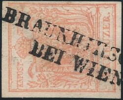 Braunhirschen  "BRAUNHIRS(CHEN) / BEI WIEN" (Müller 310b, 340 P.!). ...