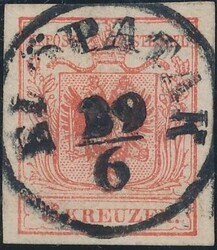 Elöpatak  "ELÖPATAK 29/6" (Müller 627a, 100 P.), Befund Steiner. ...