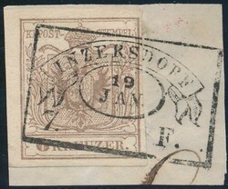 Inzersdorf  "INZERSDORF 19 JAN. 7. F." (Müller 1084a, 375 P.) auf ...