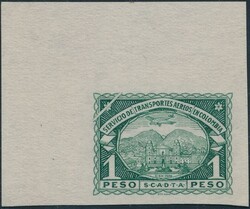 Kolumbien  1921, SCADTA Ausgabe für Kolumbien: 1 Peso "Kathedrale ...