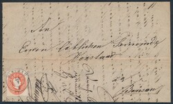 Bistrau1861, "BISTRAU 15/7" (Müller 236a, 50 P.) a. 5 Kreuzer ...