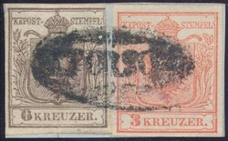 Alt Orsova  "ALT-ORSOVA" (Müller 63a, 160 P.) auf 3+6 Kreuzer a. ...