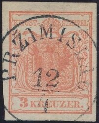Przimislau"PRZIMISLAU 12/4" (Müller 2271a, 15 P.), Befund Steiner. ...