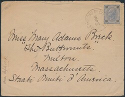 San Martino  1891, "SAN MARTINO DI CASTROZZA 6/9/91" auf 10 Kreuzer ...