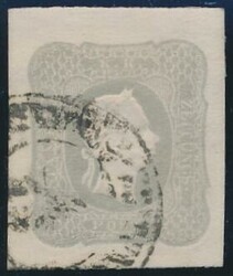 23, hellgrau  (1 Kr.) hellgrau, allseits breitrandig und einwandfrei, ...