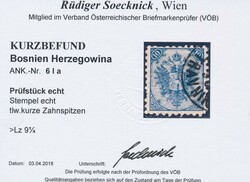 LZ 9 1/4  10 Kreuzer blau, Steindruck, LZ 9 1/4, teils kurze ...