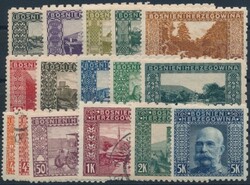 Sonderzähnung  1906, Sonderzähnungen: kompletter Satz in ...