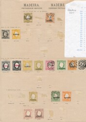 Madeira, 1868-1898, Sammlung in sehr unterschiedlicher Erhaltung auf ...
