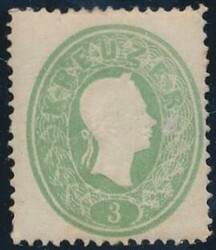 3 Kreuzer grün  3 Kreuzer grün, ungebraucht mit frischem ...