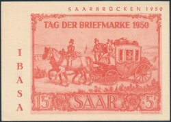 Mi 291 1950, IBASA: Maxicard vom 25.4.50. Mi 291