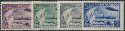Mi 402-405 A  1931, Polarfahrt, ungebraucht. Mi 402-405 A