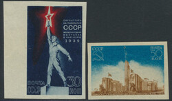 Mi 693-694 B  1939, Weltausstellung, ungezähnter Satz postfrisch. Mi ...