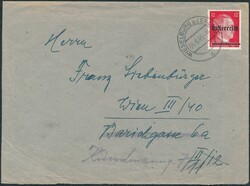 Scheibbs, PA Wieselburg1945, SCHEIBBS, 12 Pfg in Type Ia auf frühem ...